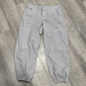 Womens Gray Cargo Pants